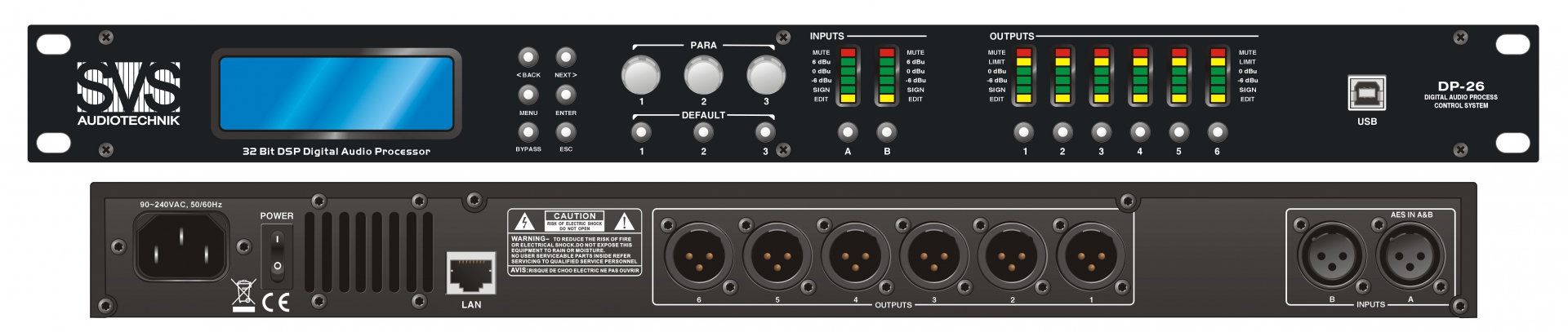 SVS Audiotechnik DP-26 Цифровой процессор: 2 входа 6 выходов в Моздоке