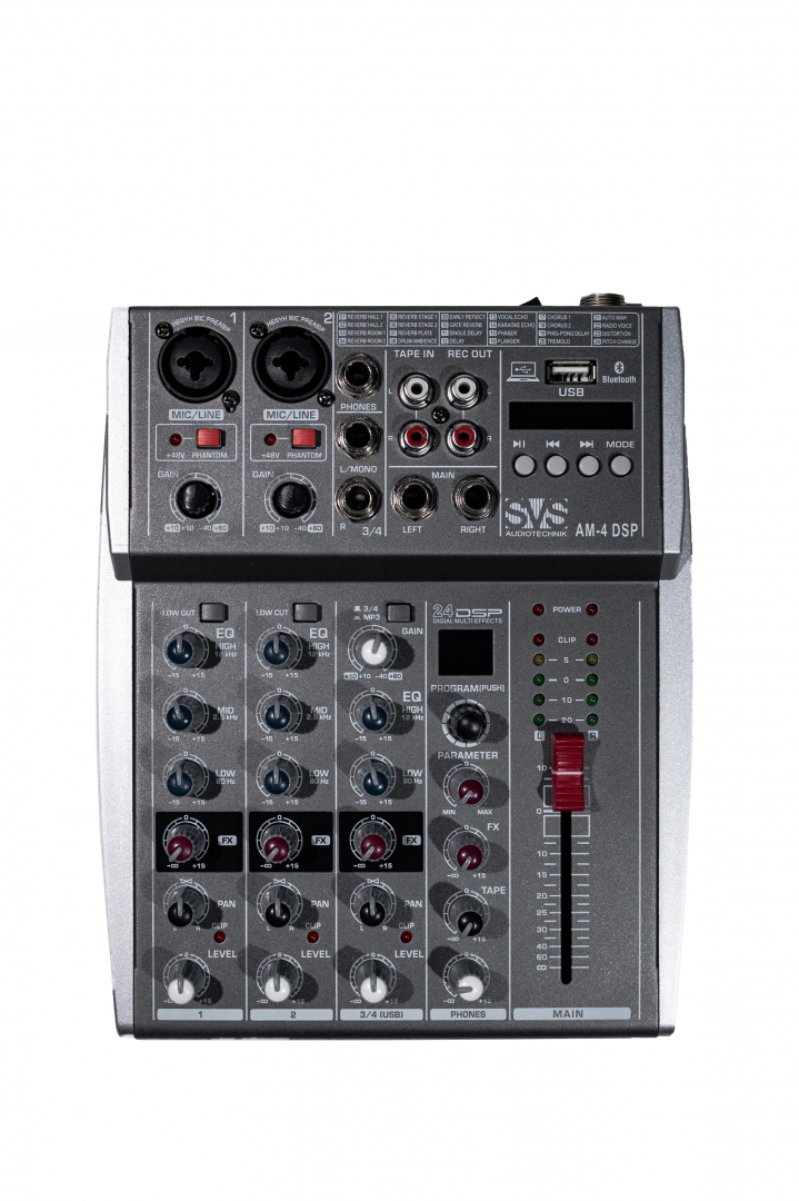 SVS Audiotechnik mixers AM-4 DSP Аналоговый микшерный пульт, 4-канала в Моздоке