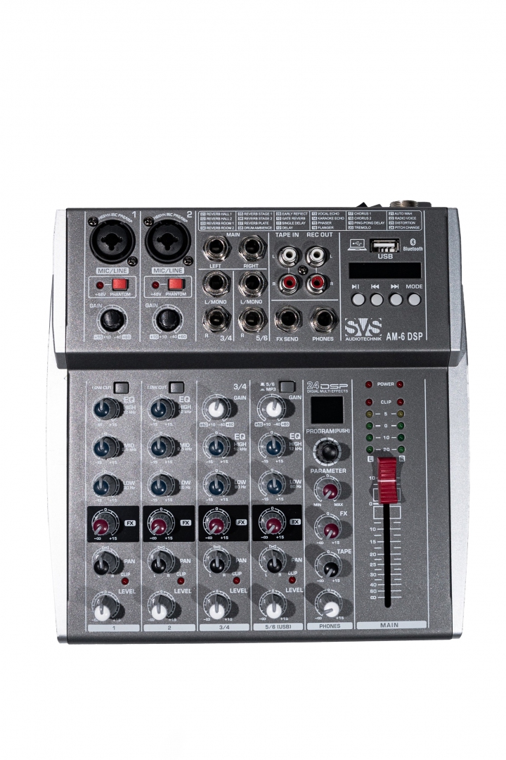 SVS Audiotechnik mixers AM-6 DSP Микшерный пульт аналоговый, 6-канальный SVS Audiotechnik mixers в Моздоке